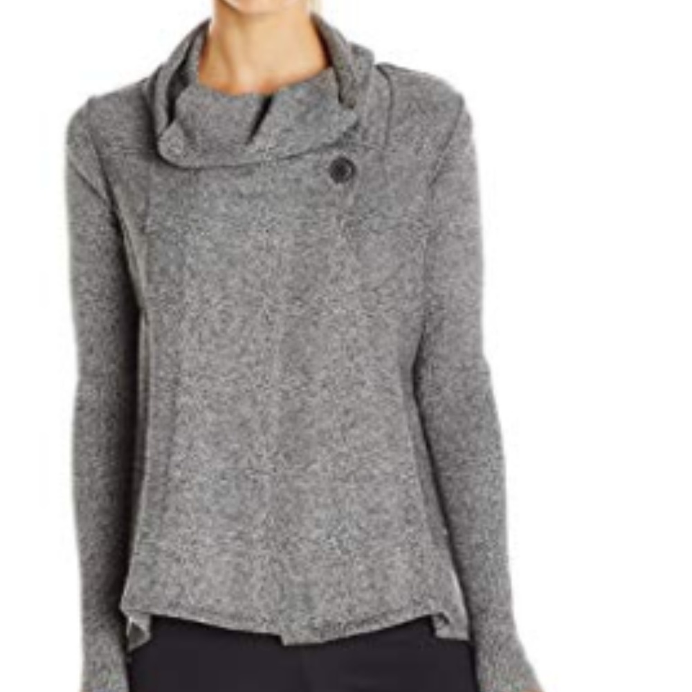 NWT Calvin Klein Cowl Neck Wrap Sweater Gray | XL